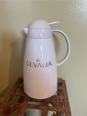 Gevalia White Thermal Coffee Carafe - White